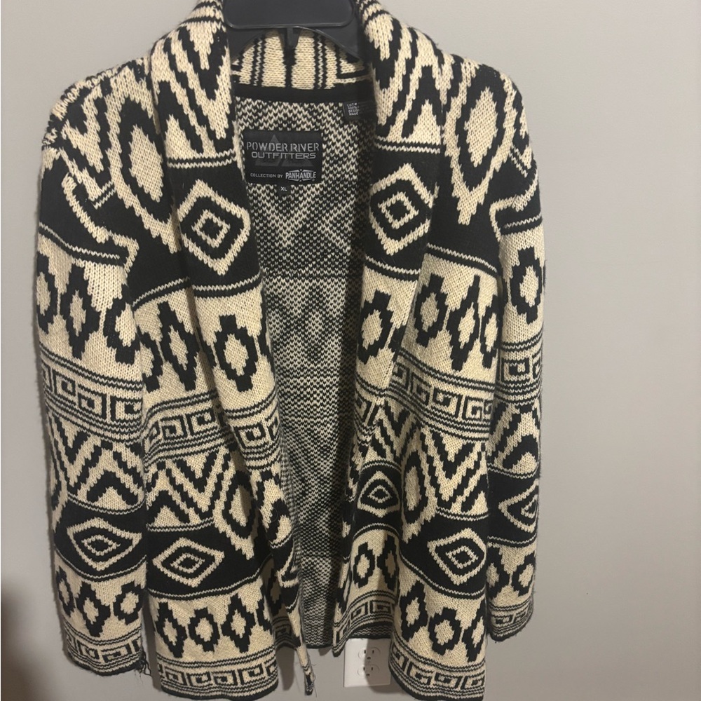 Aztec print sweater